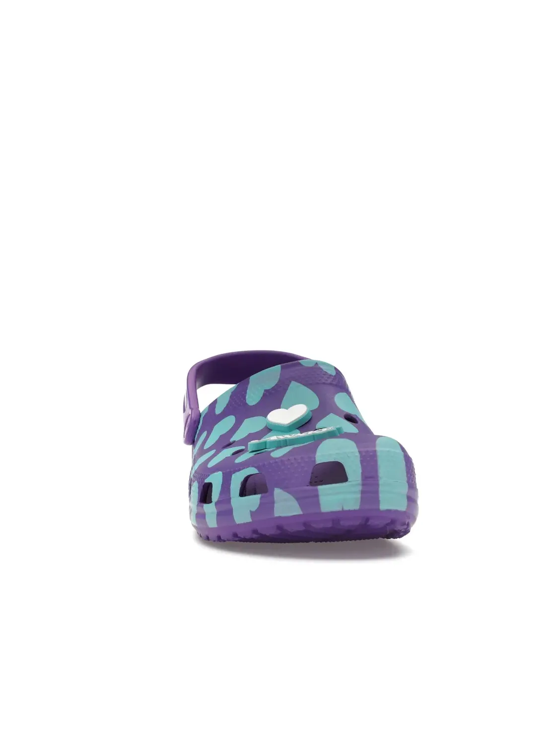 Мужские клоги Crocs Classic Clog — изображение 2 из 4, фиолетовый/голубой