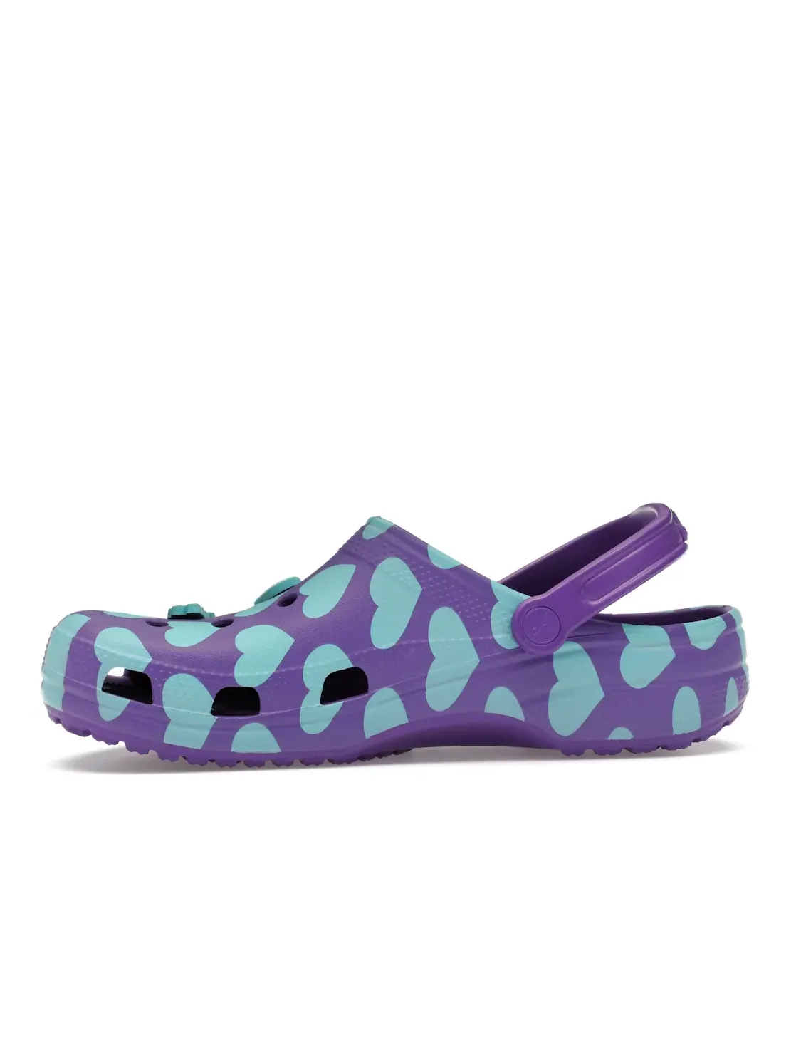 Мужские клоги Crocs Classic Clog — изображение 3 из 4, фиолетовый/голубой