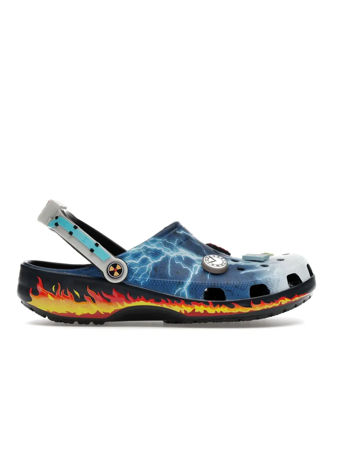 Мужские сабо-клоги с принтом Crocs Classic Clog Crocs — изображение 1 из 4, синий мульти