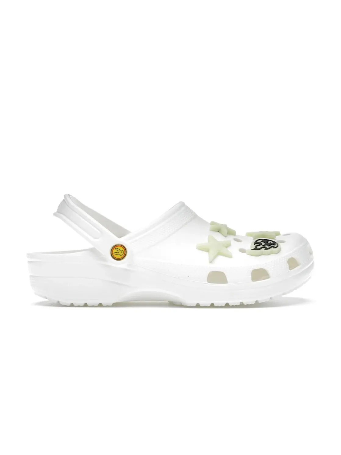 Мужские клоги Crocs Classic Clog Bad Bunny — изображение 1 из 4, белый/---темный