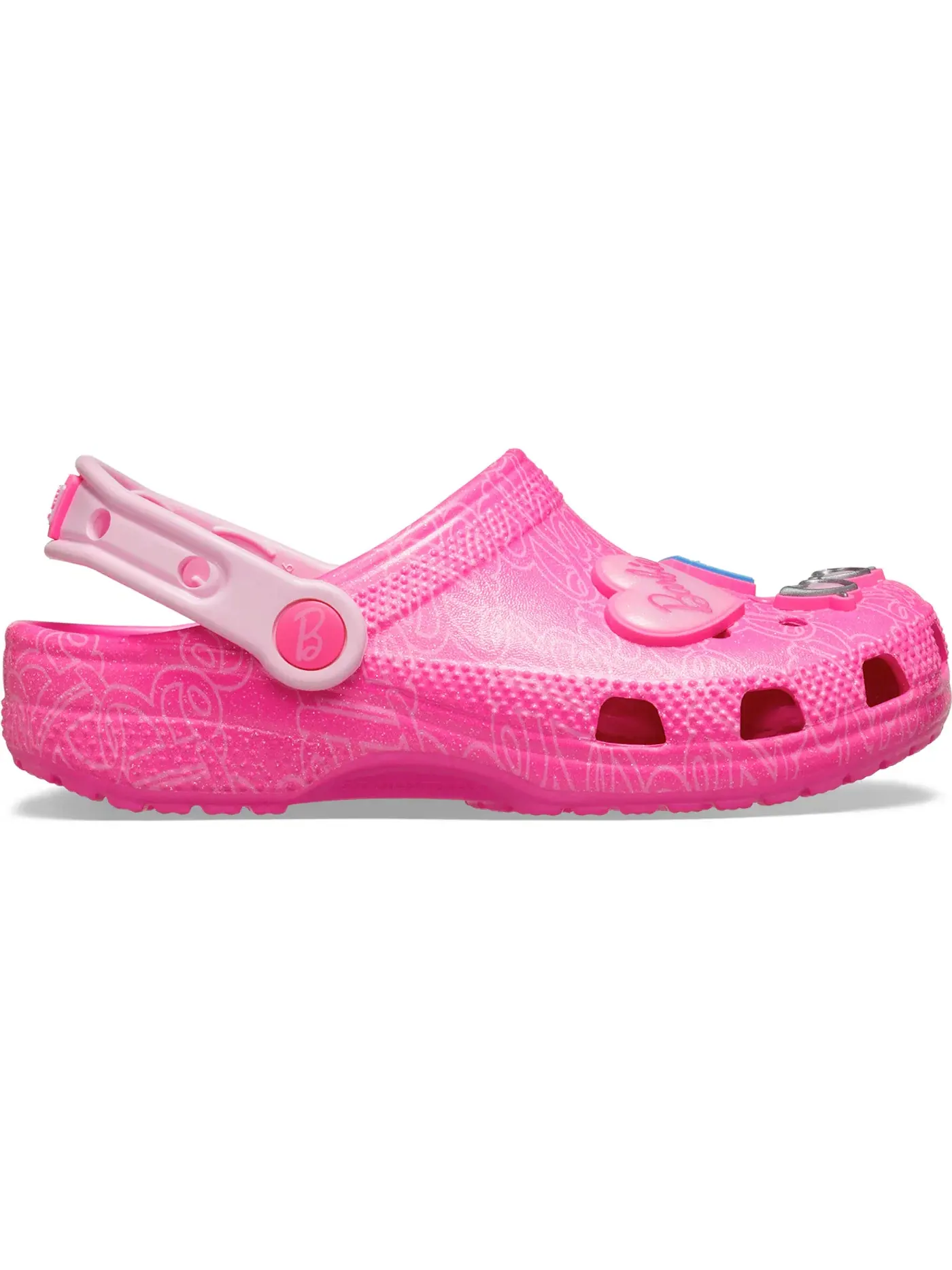 Детские сабо-клоги Crocs Classic Clog Barbie — изображение 1 из 2, розовый