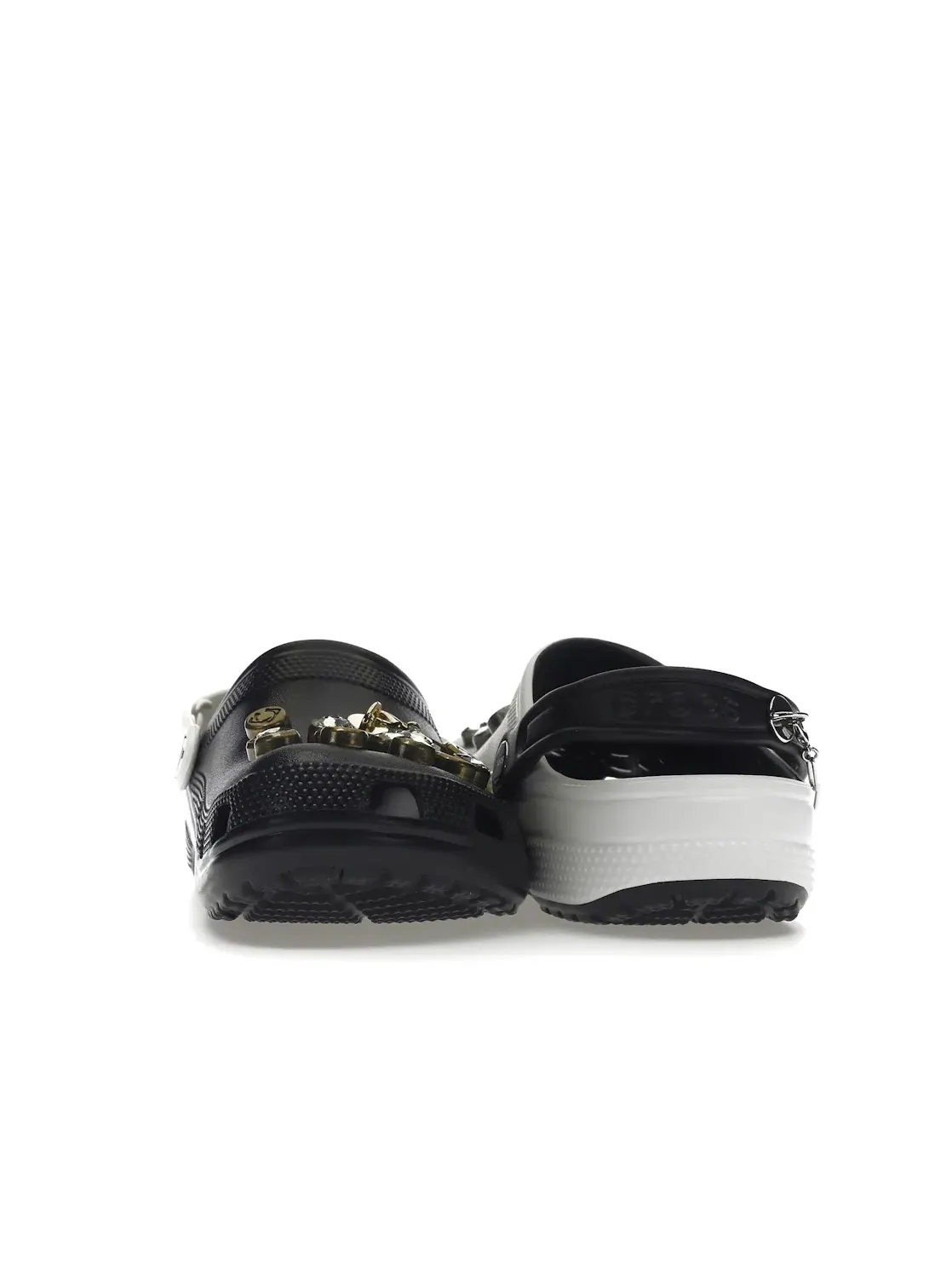 Мужские сабо-клоги Classic Clog Crocs — изображение 4 из 4, белый/черный