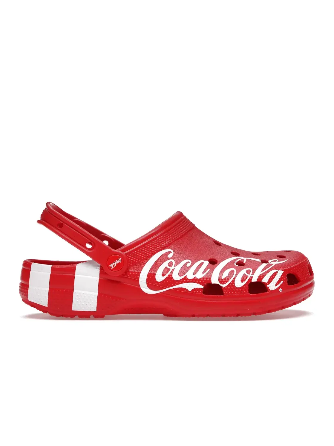 Универсальные клоги с логотипом Crocs Classic Clog Coca Cola — изображение 1 из 4, красный/белый