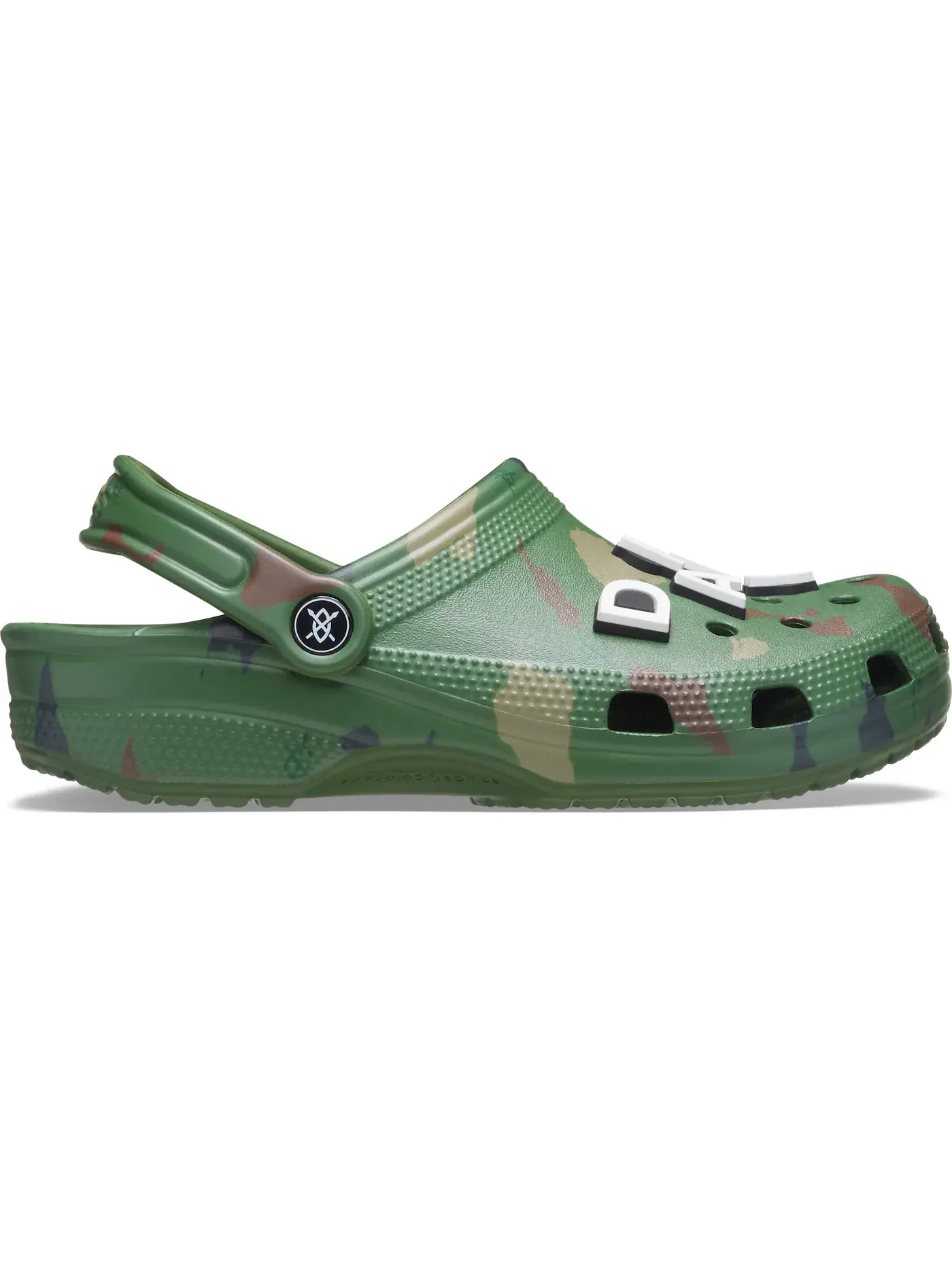 Мужские сабо Crocs Classic Clog Daily Paper — изображение 1 из 2, зеленый