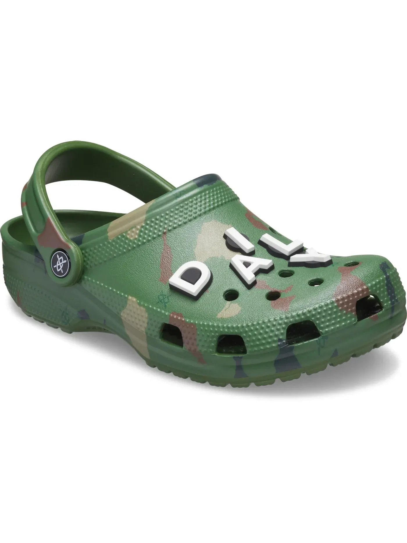 Мужские сабо Crocs Classic Clog Daily Paper — изображение 2 из 2, зеленый