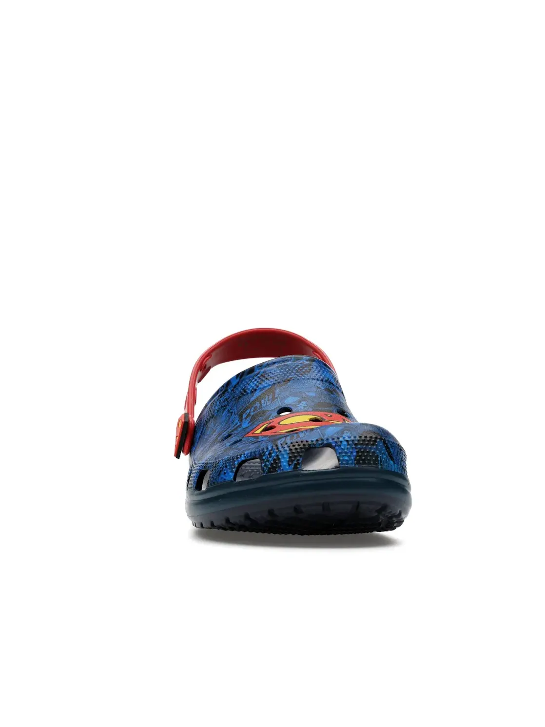 Мужские сабо-клоги с принтом Superman Crocs Classic Clog — изображение 2 из 4, синий/красный