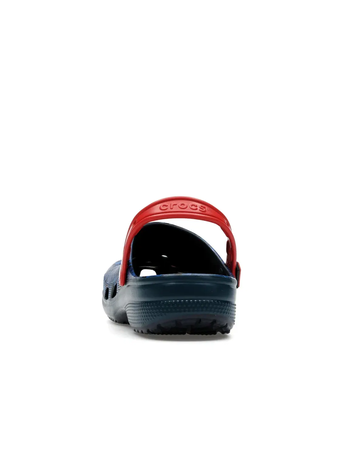 Мужские сабо-клоги с принтом Superman Crocs Classic Clog — изображение 4 из 4, синий/красный