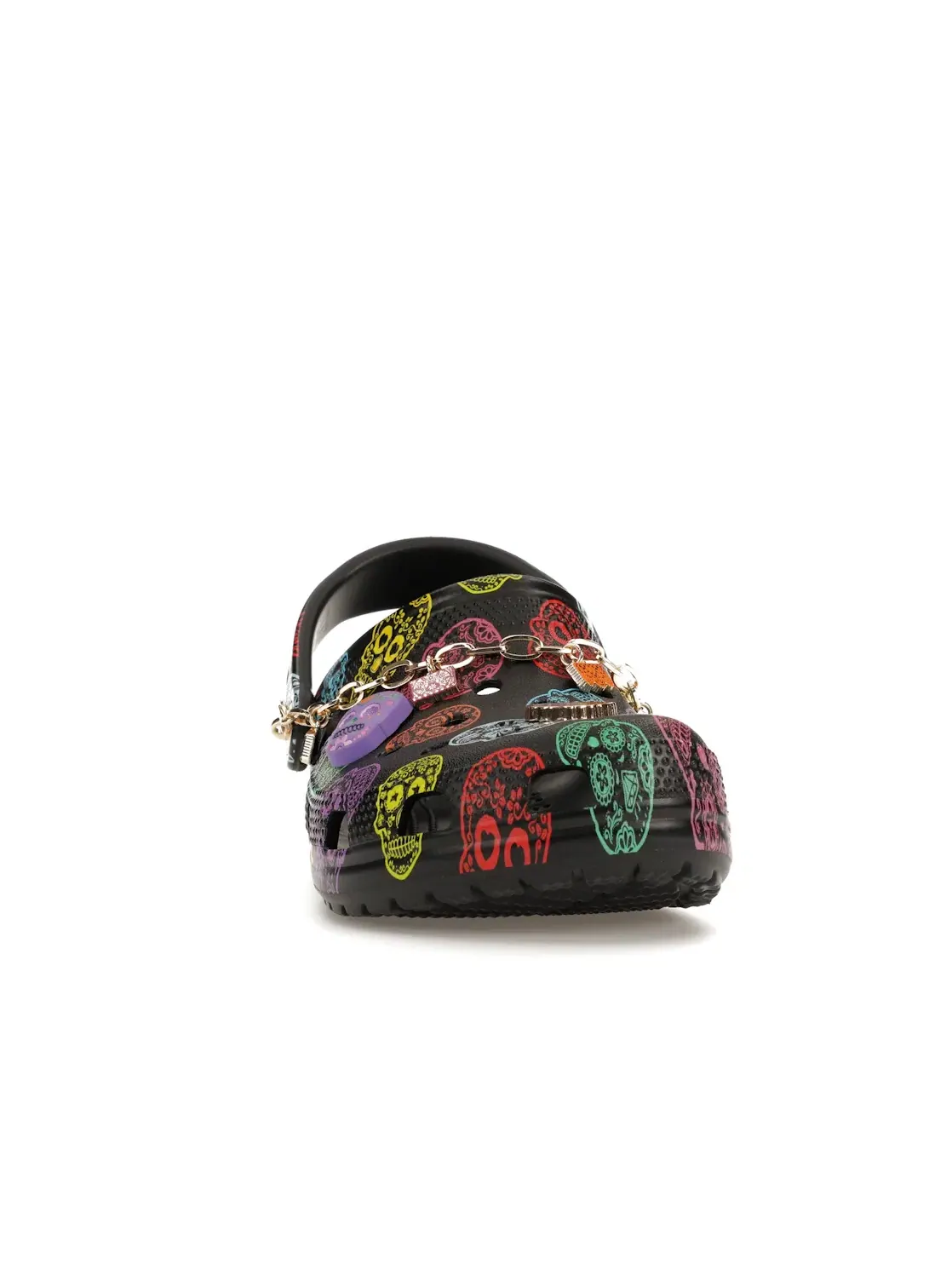 Мужские сабо Crocs Classic Clog Día de Muertos — изображение 2 из 4, черный/мульти