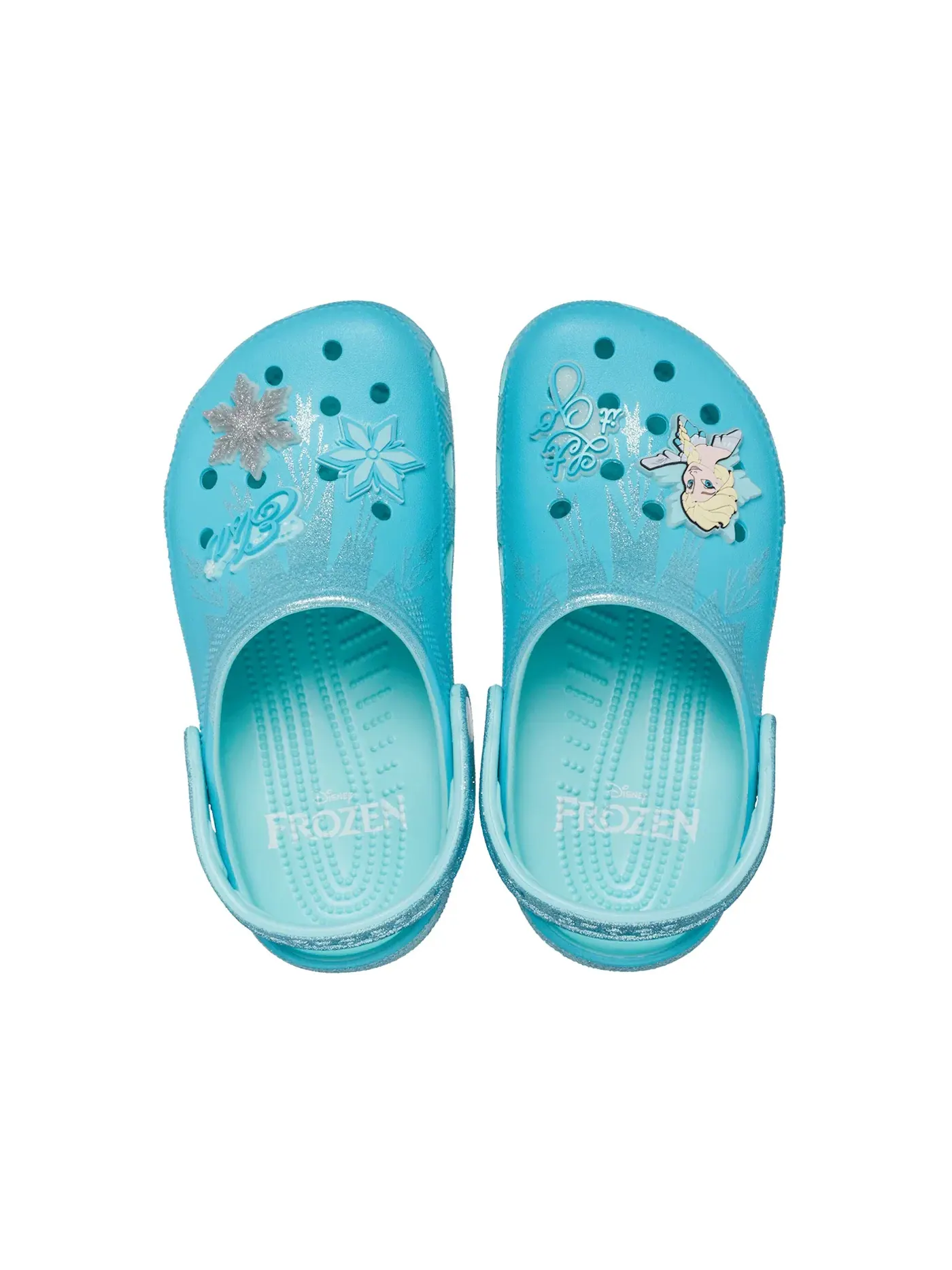 Детские сабо-клоги Crocs Classic Clog Disney Frozen Elsa — изображение 2 из 2, мульти
