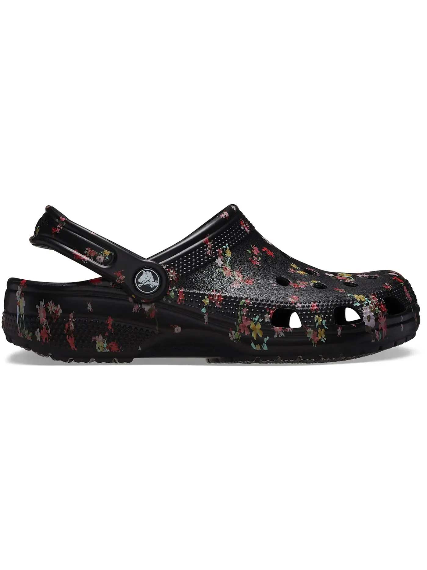 Мужские сабо с принтом Crocs Classic Clog Crocs — изображение 1 из 2, черный