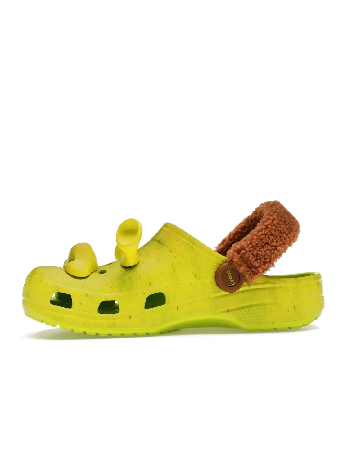 Мужские сабо с принтом Shrek Crocs Classic Clog — изображение 3 из 4, зеленый