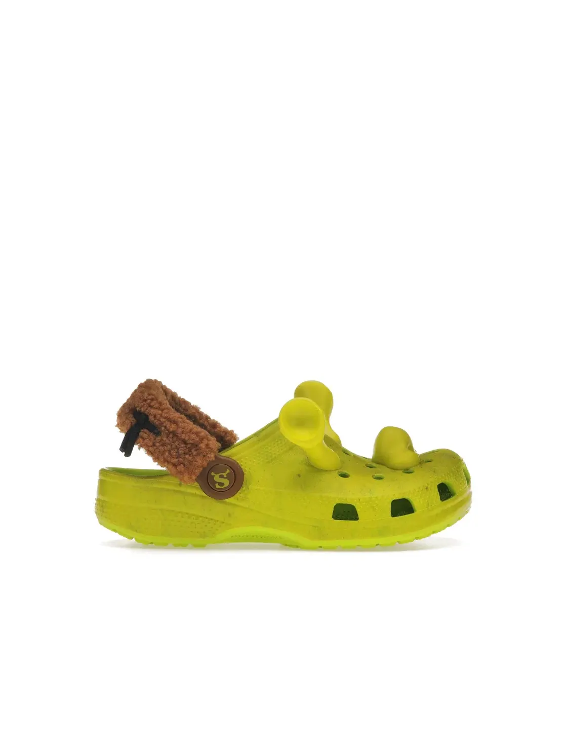 Детские клоги Crocs Classic Clog с принтом Crocs — изображение 1 из 4, зеленый