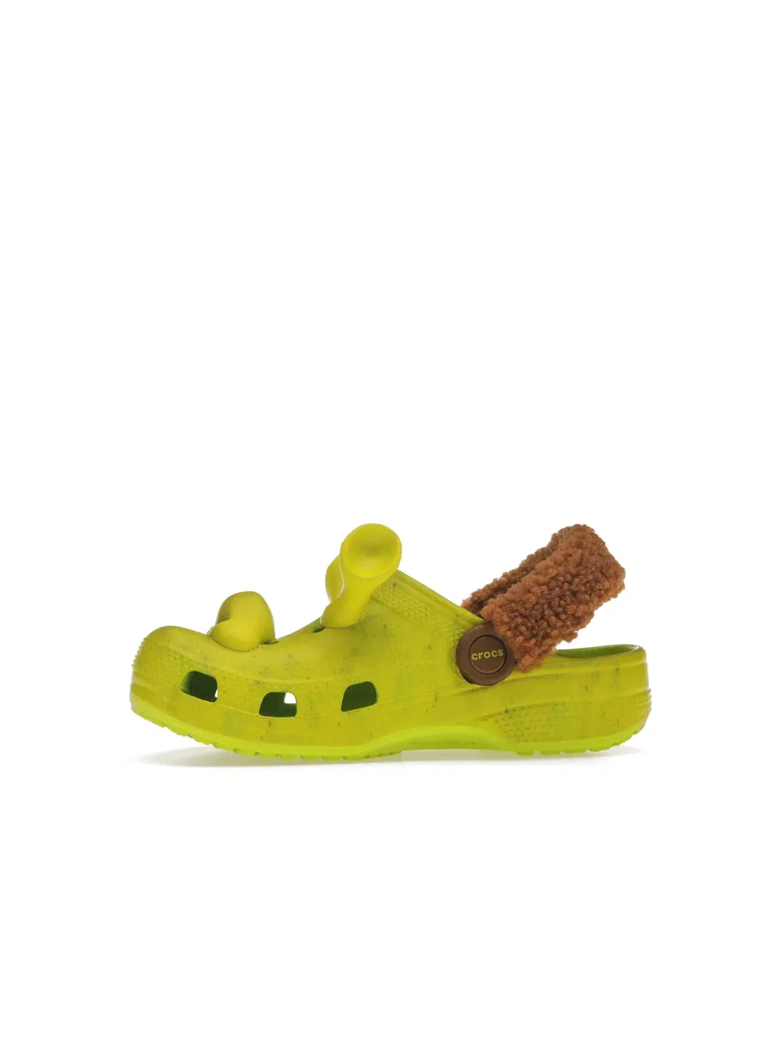 Детские клоги Crocs Classic Clog с принтом Crocs — изображение 3 из 4, зеленый