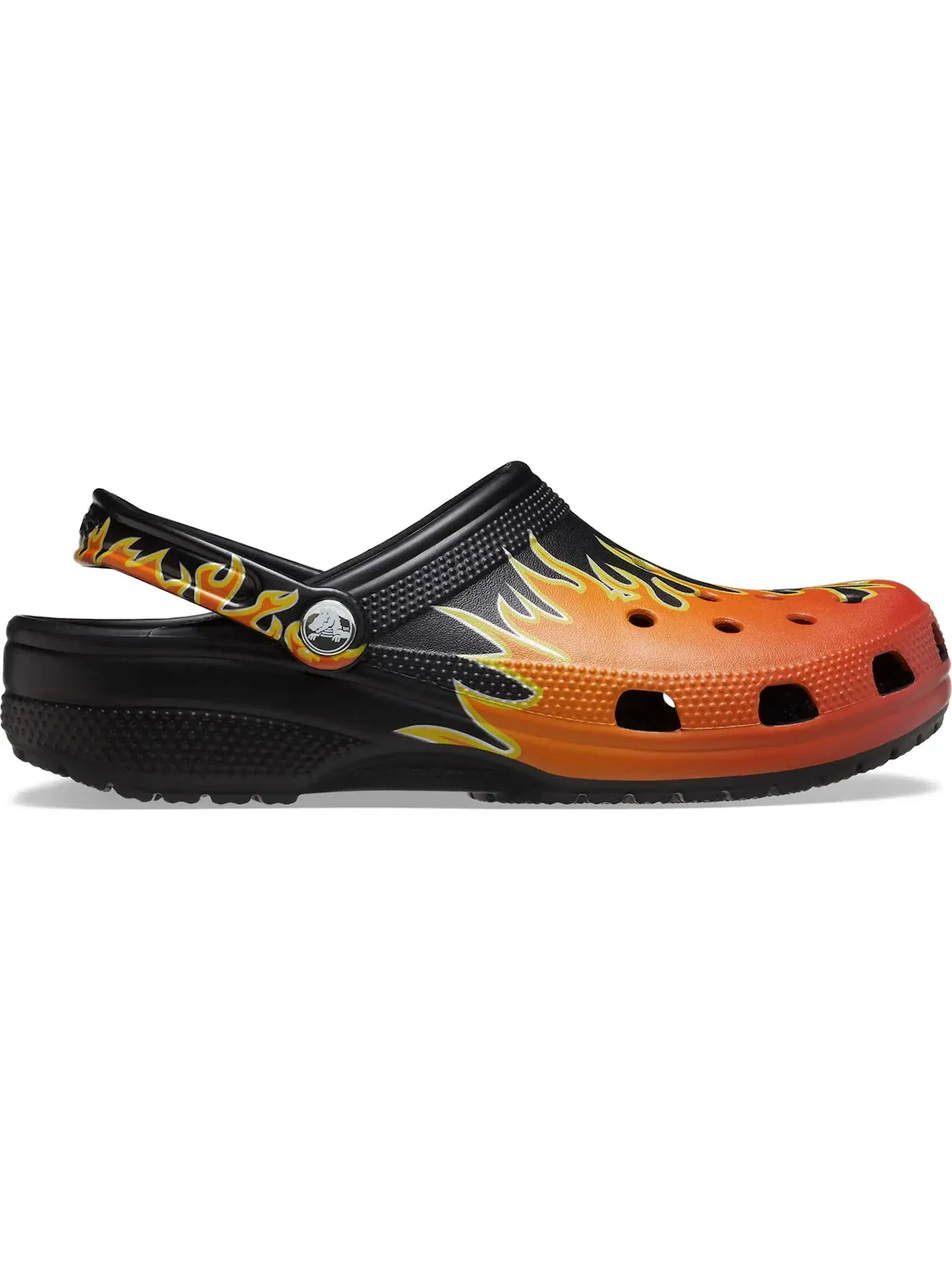 Мужские сабо с принтом Crocs Classic Clog Crocs — изображение 1 из 2, черный/мульти