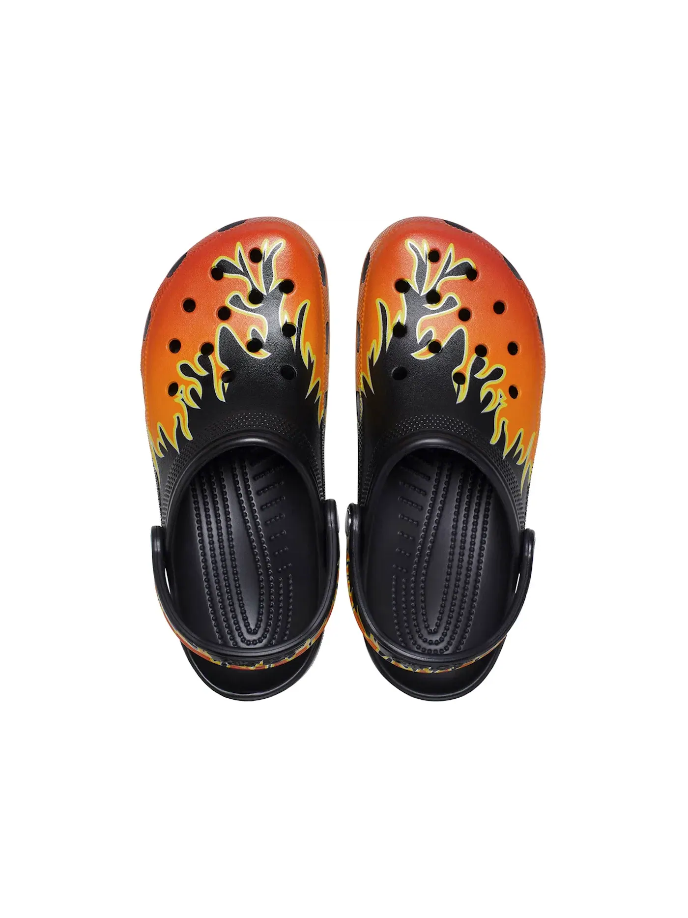 Мужские сабо с принтом Crocs Classic Clog Crocs — изображение 2 из 2, черный/мульти