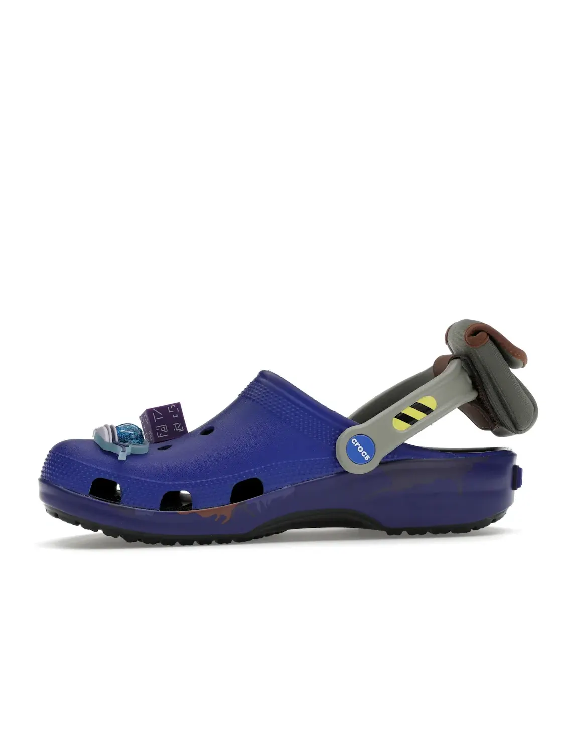 Мужские сабо с брендированием Fortnite Crocs Classic Clog — изображение 3 из 4, синий/серый/мульти