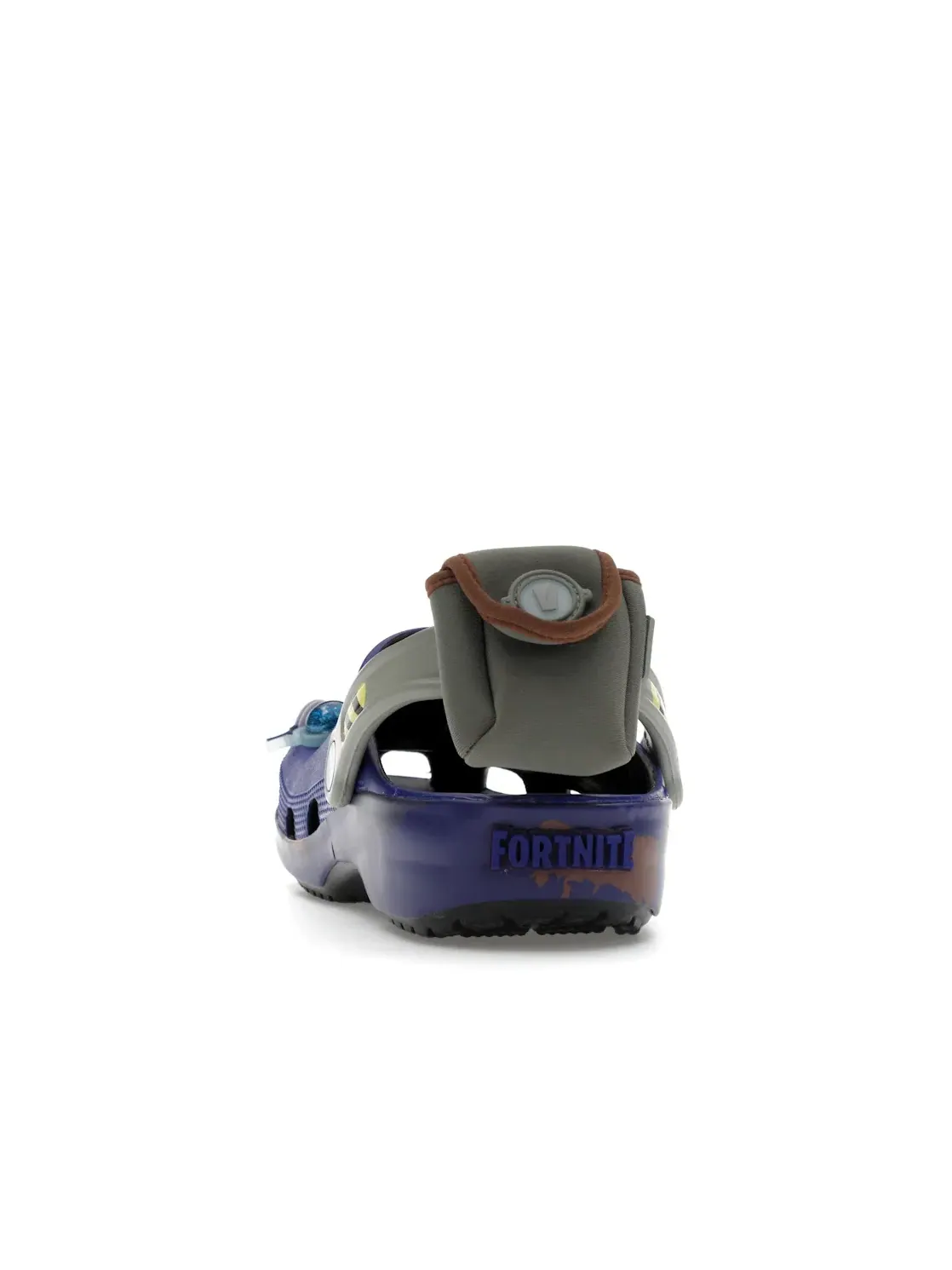 Мужские сабо с брендированием Fortnite Crocs Classic Clog — изображение 4 из 4, синий/серый/мульти