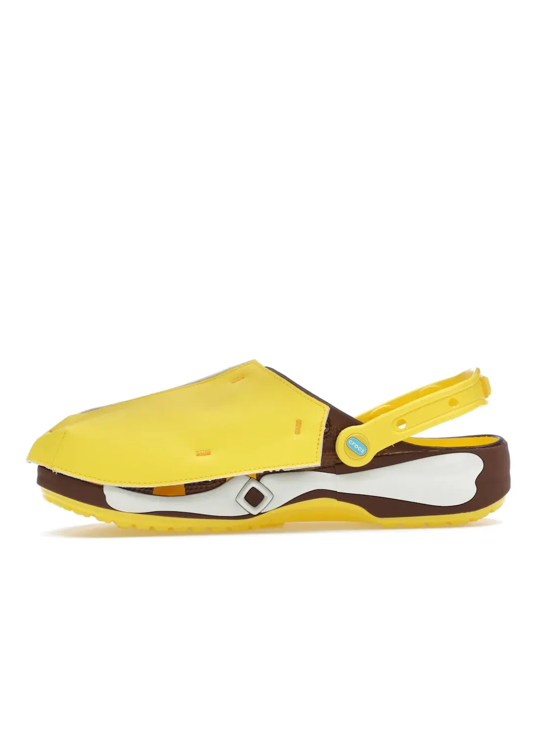 Мужские клоги Peely Крокс Classic Clog Crocs — изображение 3 из 4, коричневый/бежевый
