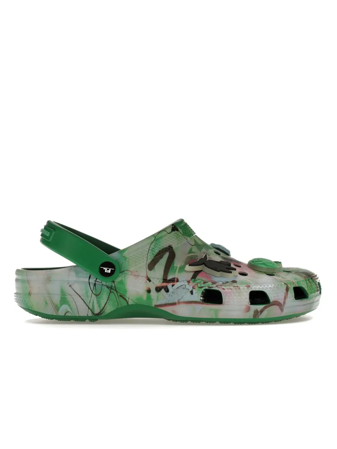 Мужские сабо-клоги Classic Clog Crocs — изображение 1 из 4, зеленый