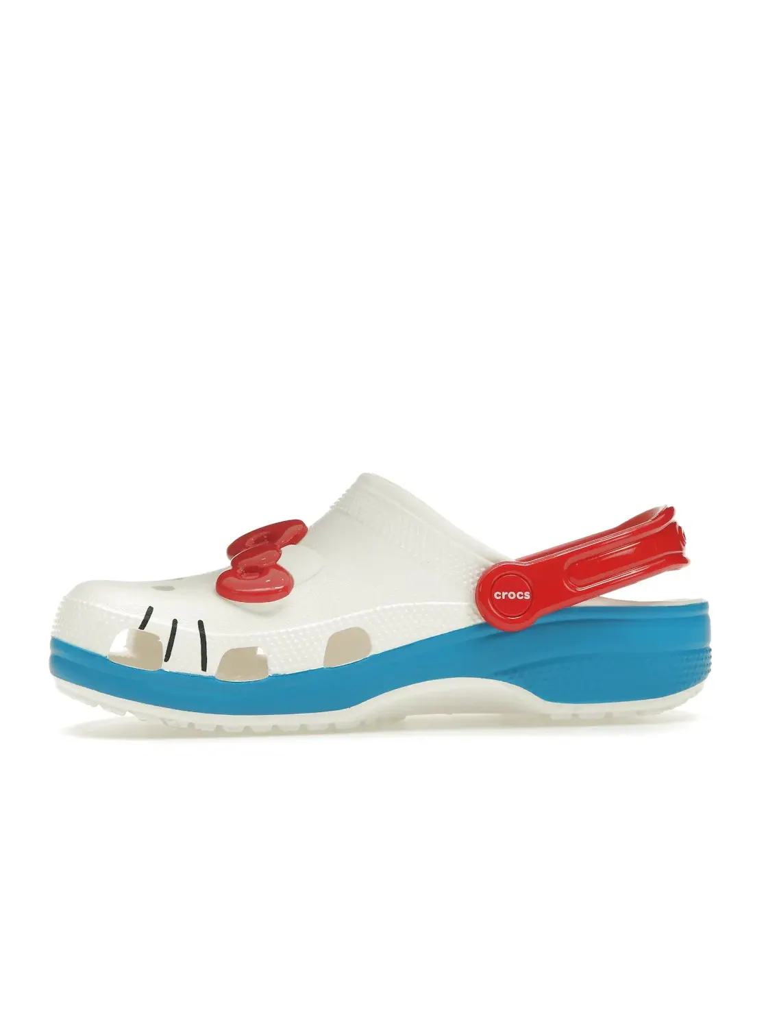 Мужские сабо с принтом Hello Kitty Crocs Classic Clog Crocs — изображение 3 из 4, белый