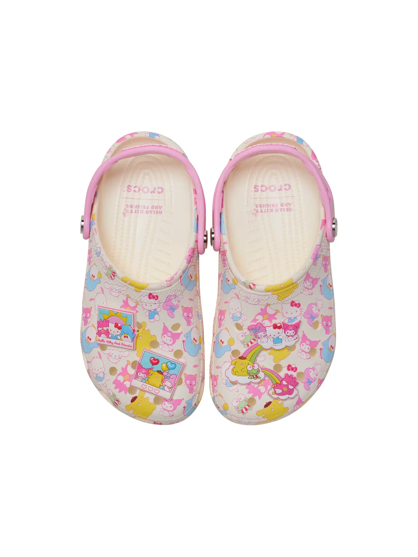 Мужские сабо-клоги Classic Clog Hello Kitty and Friends Pastel Crocs — изображение 2 из 2, мульти