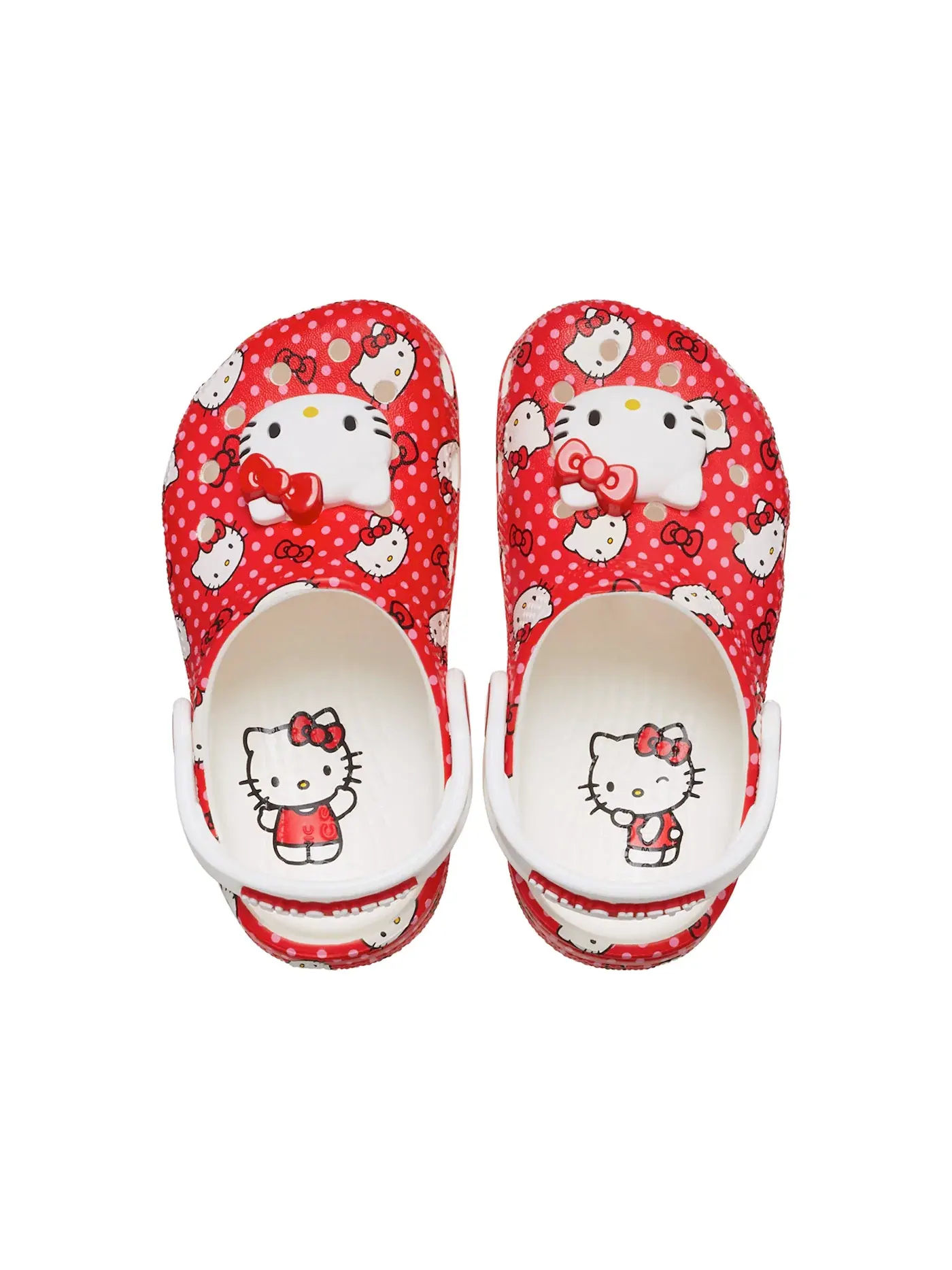 Детские клоги Hello Kitty Crocs Classic Clog Crocs — изображение 2 из 2, мульти