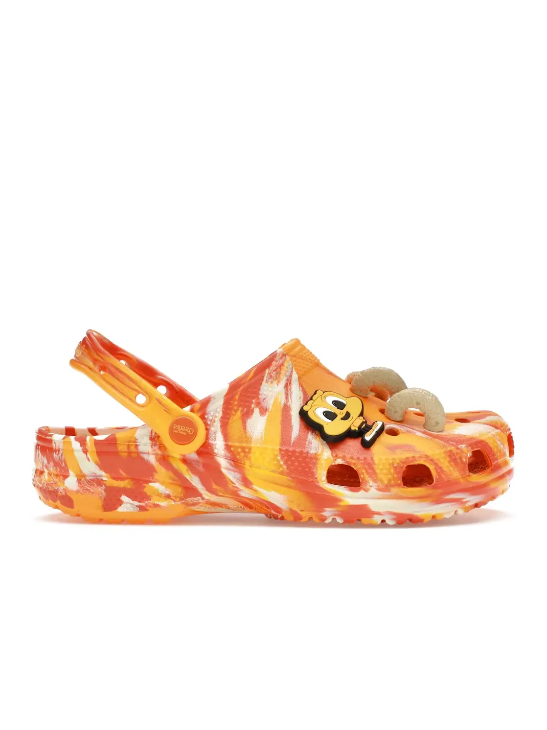 Мужские сабо с принтом Honey Nut Cheerios Crocs Classic Clog — изображение 1 из 4, оранжевый/белый