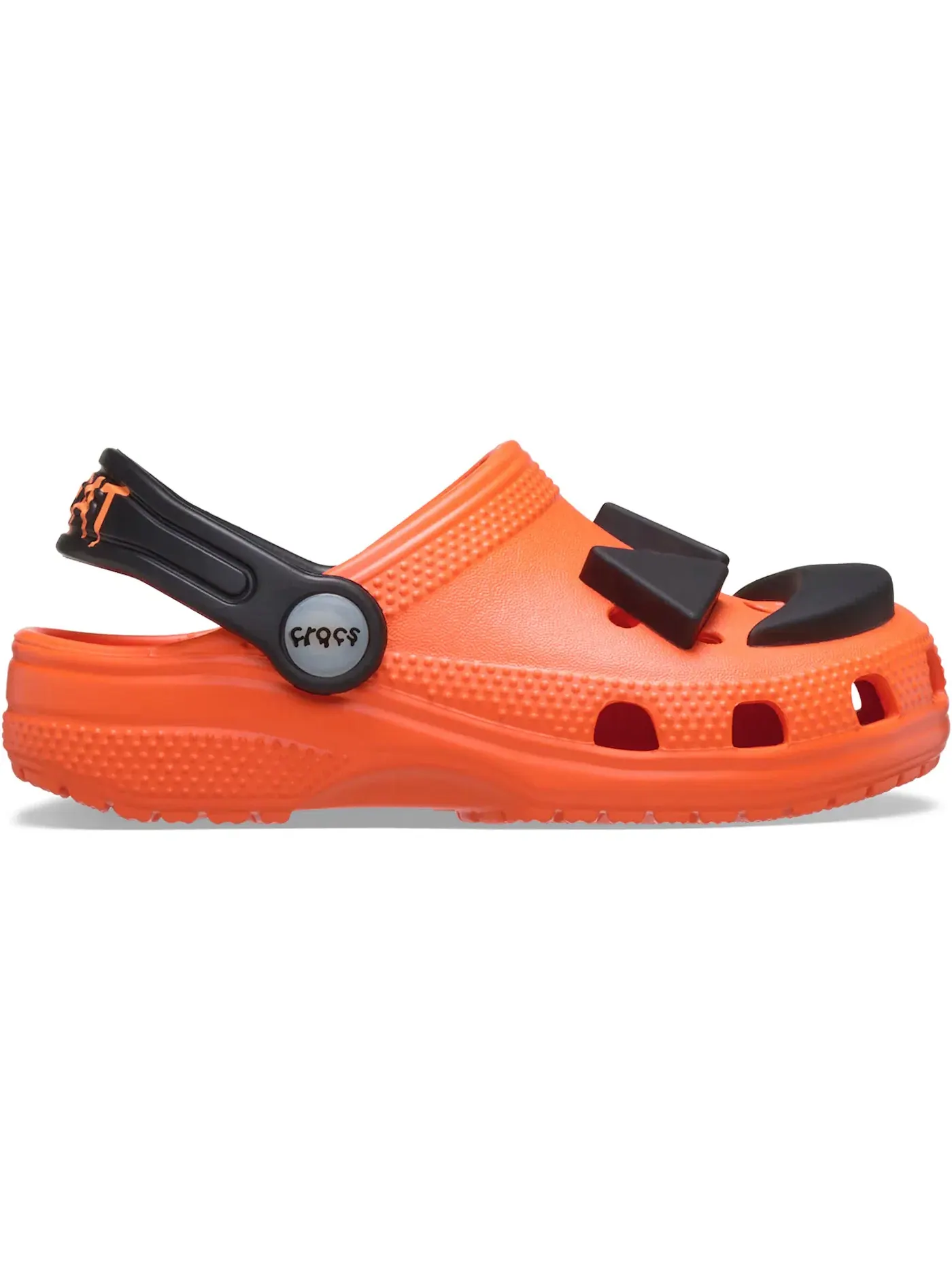 Детские сабо-клоги с принтом Jack O' Lantern Crocs — изображение 1 из 2, оранжевый