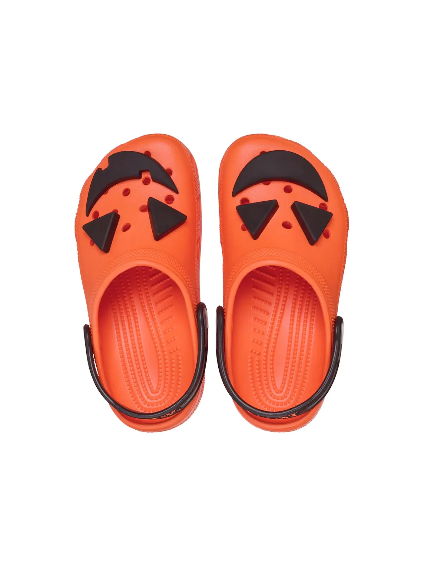 Детские сабо-клоги с принтом Jack O' Lantern Crocs — изображение 2 из 2, оранжевый