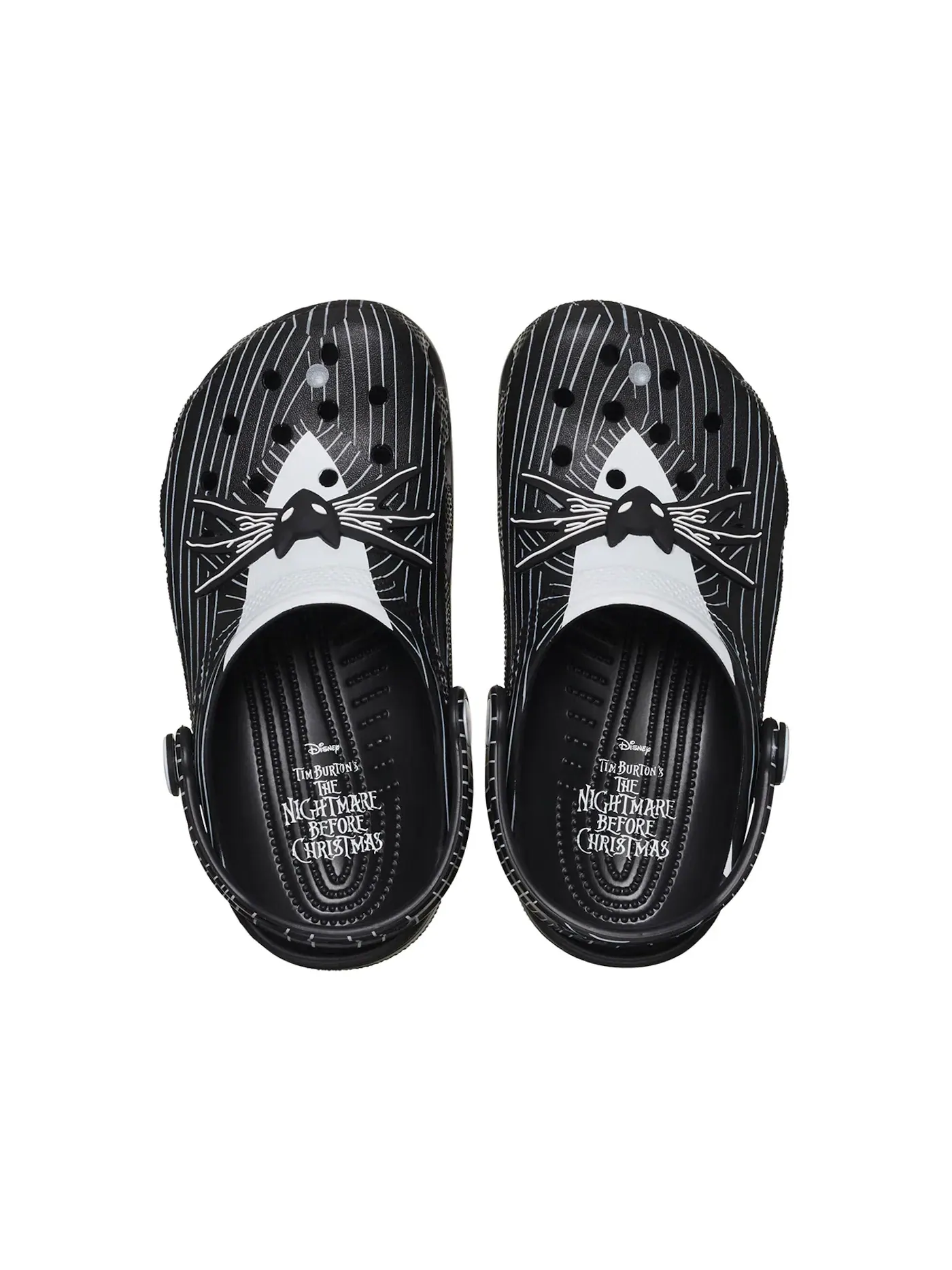 Детские клоги Classic Clog Jack Skellington Nightmare Before Christmas Crocs — изображение 2 из 2, черный мульти