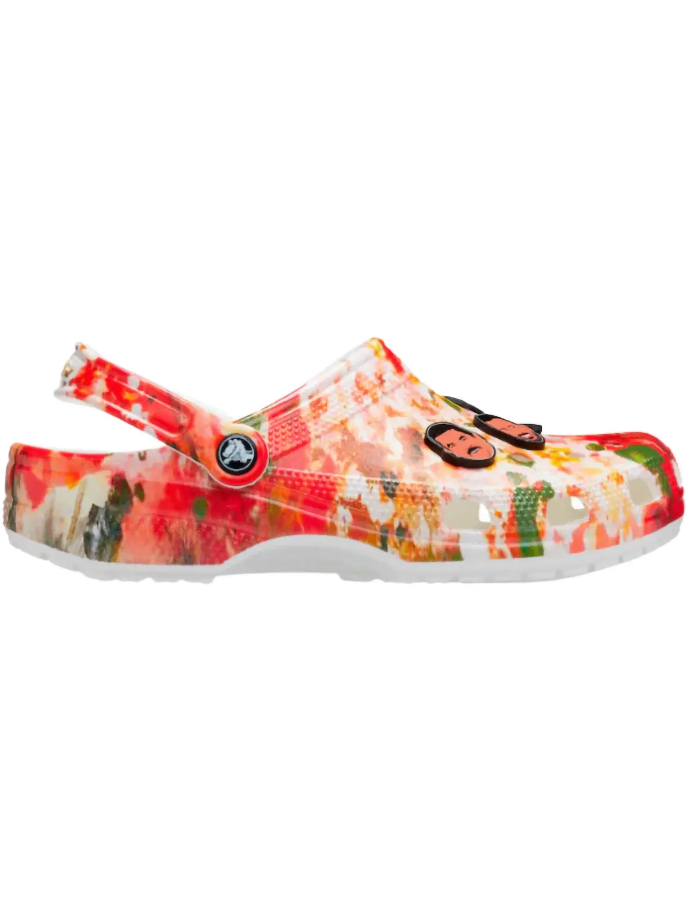 Мужские сабо с принтом Crocs Classic Clog Crocs — изображение 1 из 1, красный/зеленый/белый