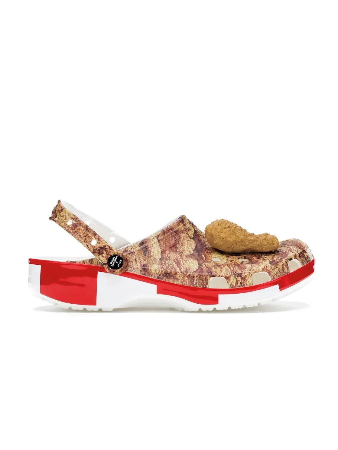 Мужские сабо-клоги Crocs Classic Clog KFC — изображение 1 из 4, белый-красный