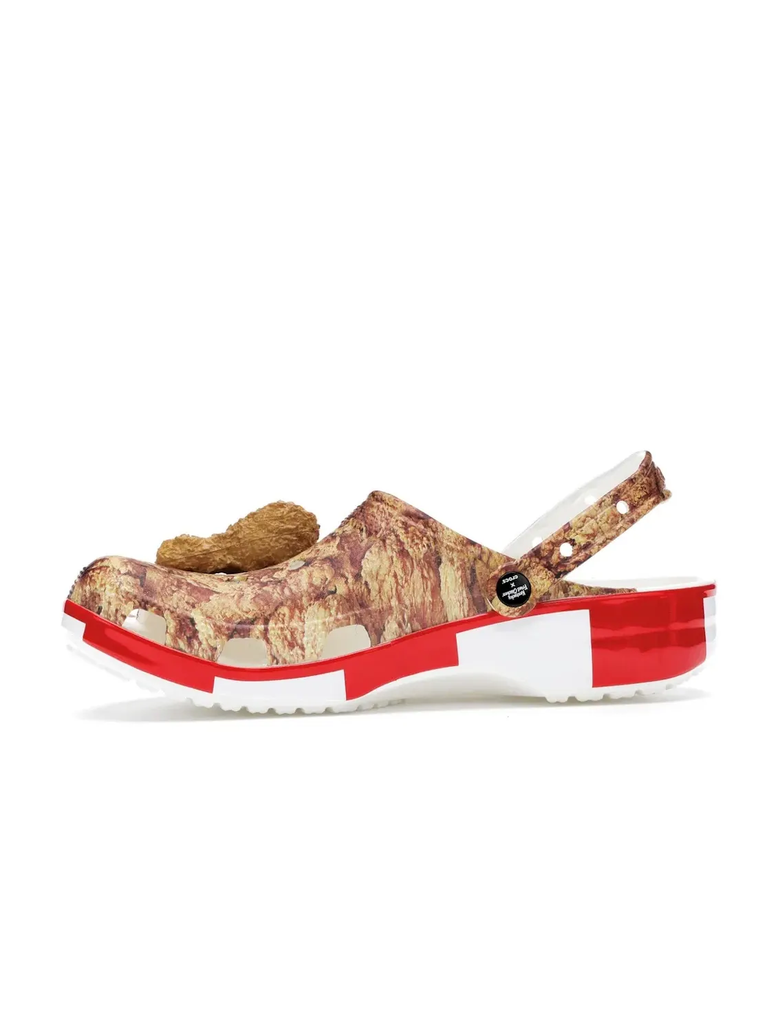 Мужские сабо-клоги Crocs Classic Clog KFC — изображение 3 из 4, белый-красный