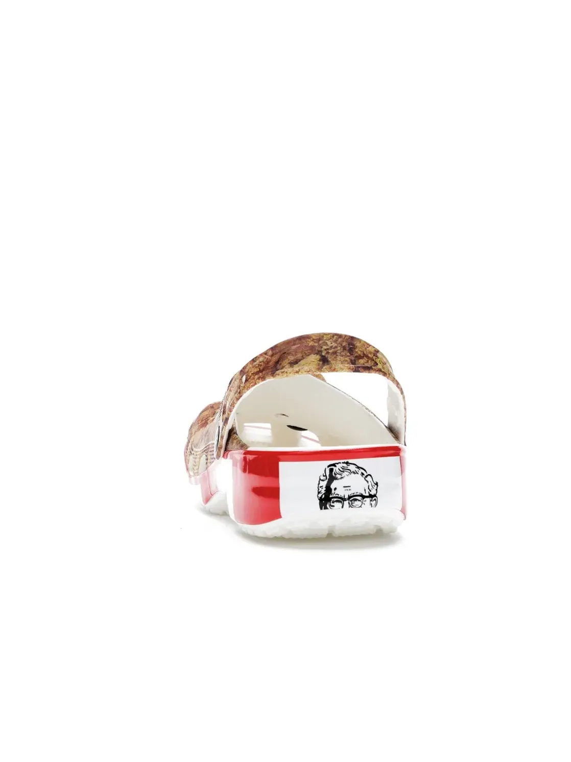 Мужские сабо-клоги Crocs Classic Clog KFC — изображение 4 из 4, белый-красный
