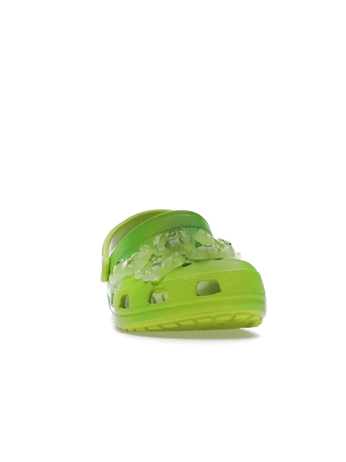 Унисекс-сабо классические с принтом Crocs Classic Clog Lazy Oaf Gooey Bear Crocs — изображение 2 из 4, зеленый
