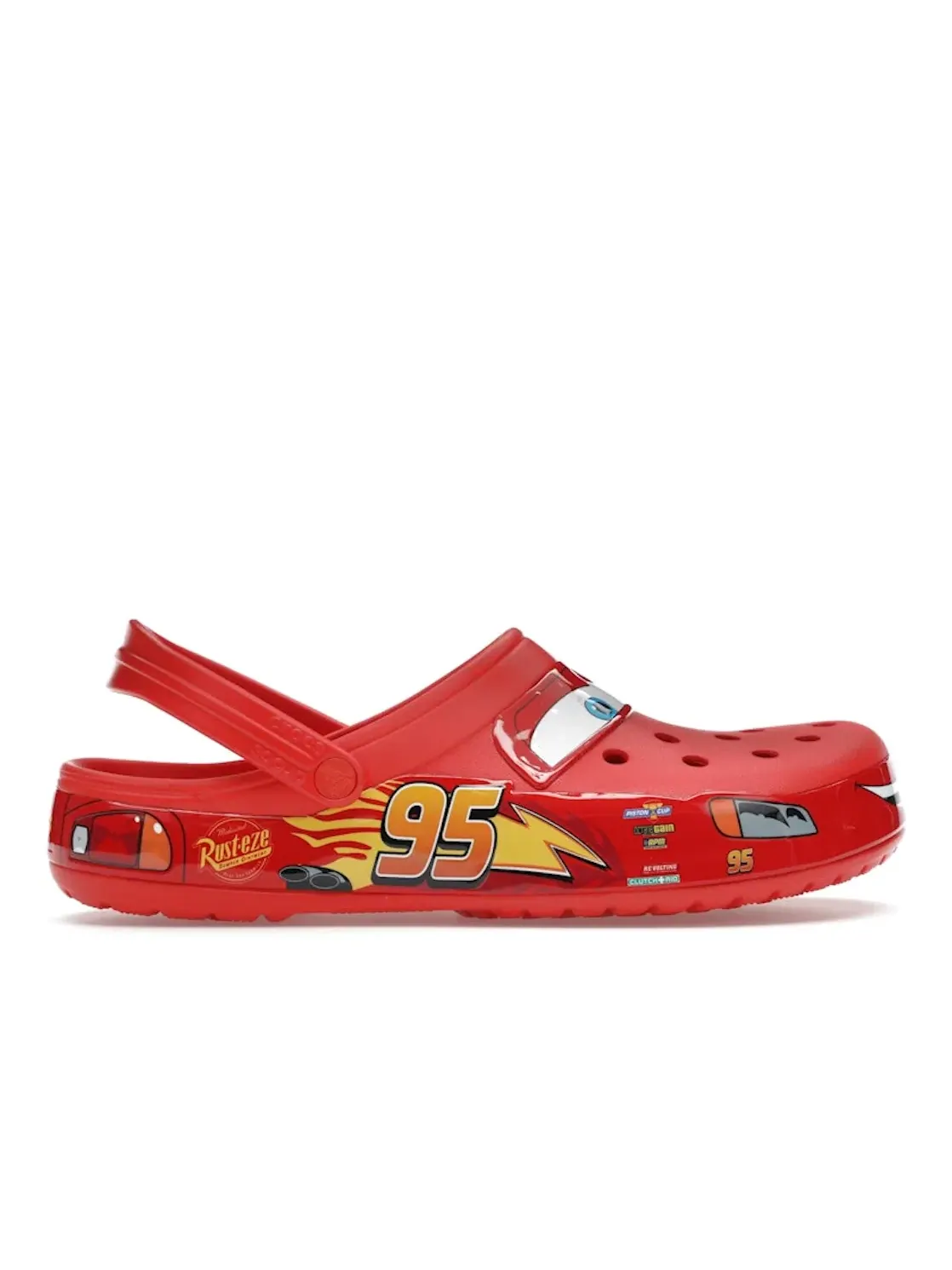 Мужские сабо Lightning McQueen Crocs — изображение 1 из 4, красный/мульти
