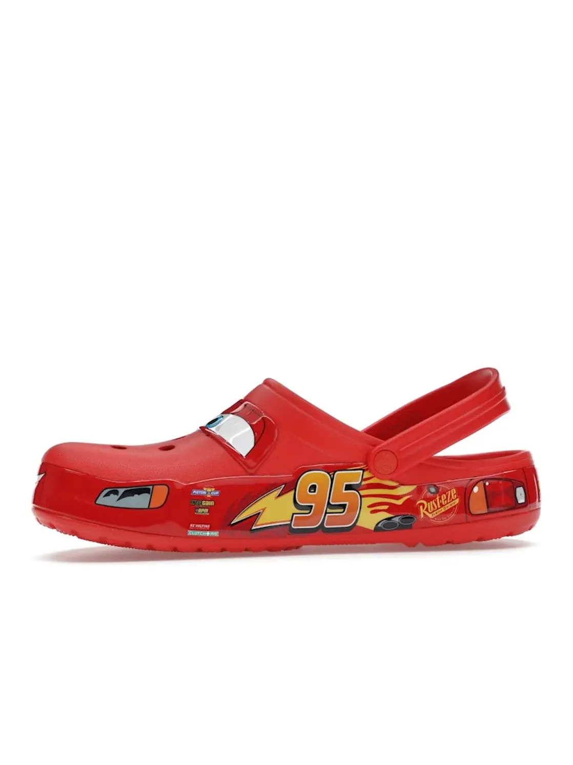 Мужские сабо Lightning McQueen Crocs — изображение 3 из 4, красный/мульти