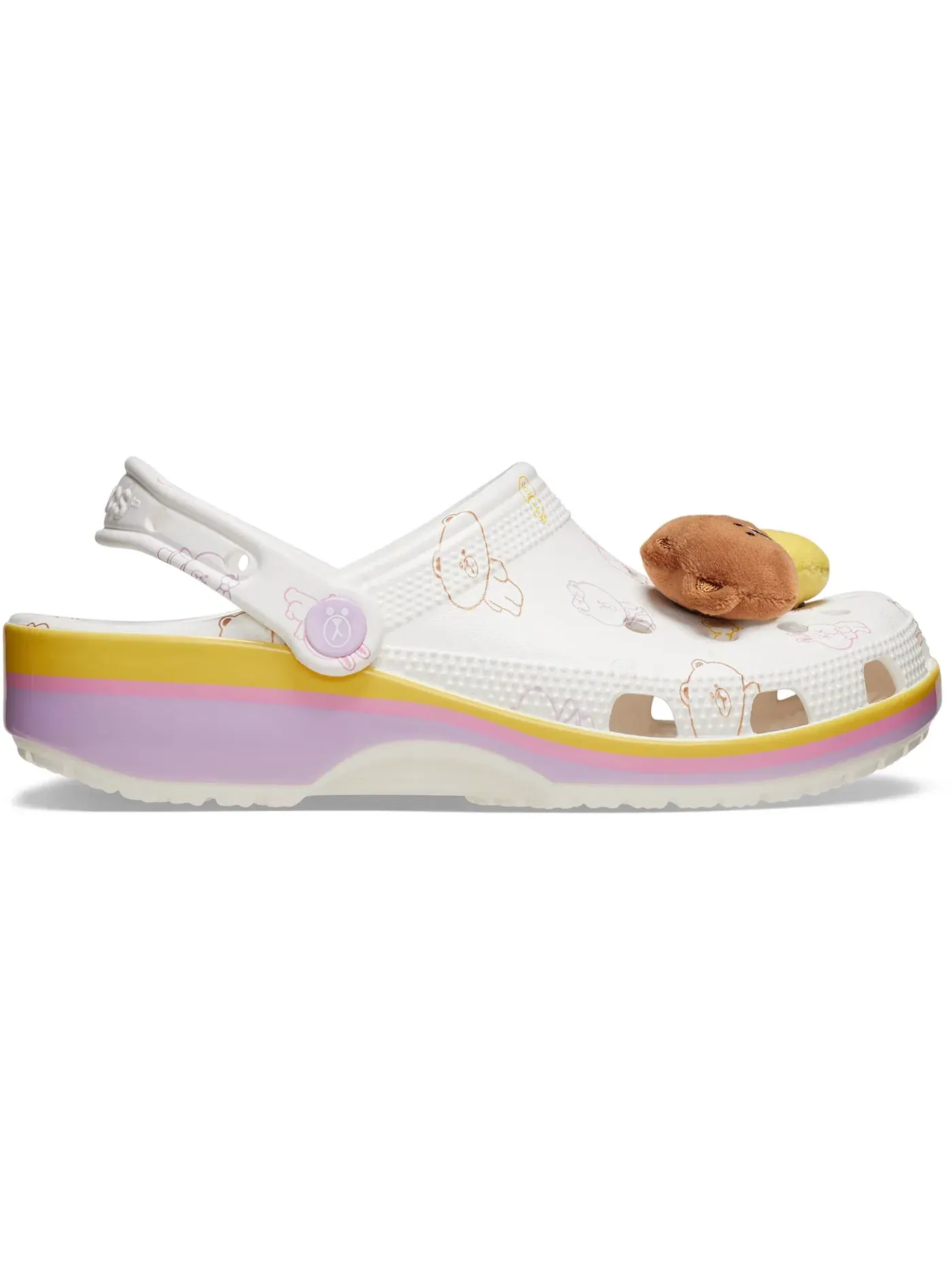 Мужские клоги Classic Clog Crocs — изображение 1 из 2, белый