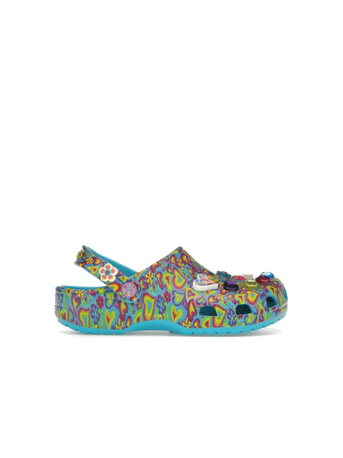 Детские клоги Classic Clog Crocs — изображение 1 из 4, голубой/мульти