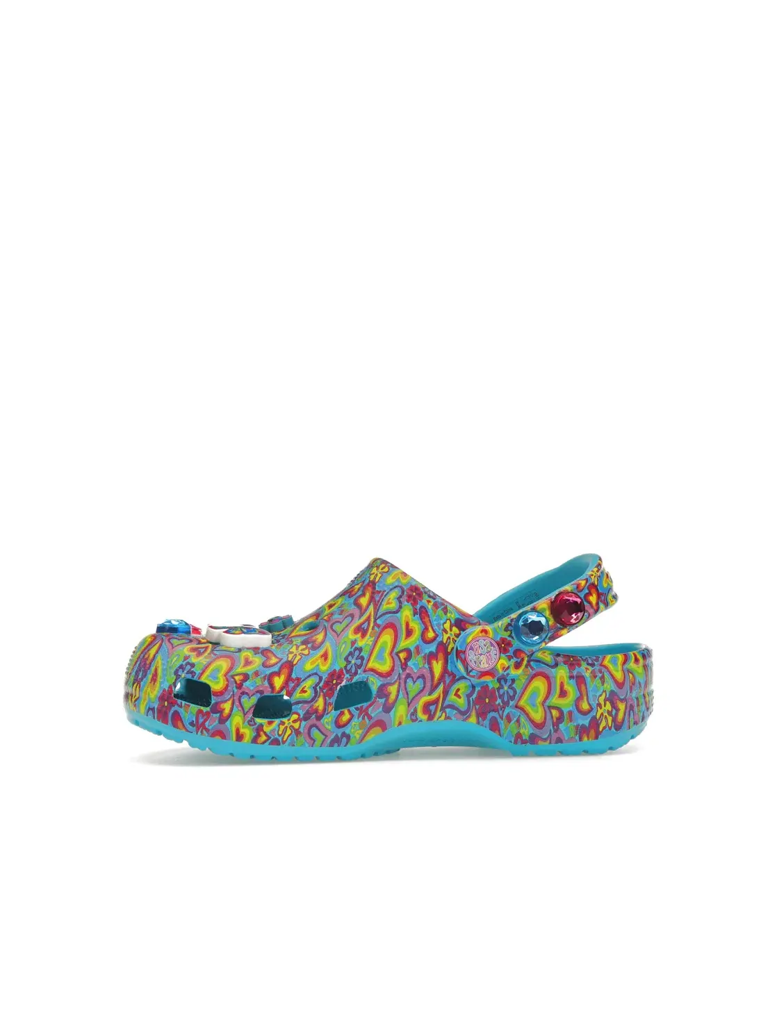 Детские клоги Classic Clog Crocs — изображение 3 из 4, голубой/мульти