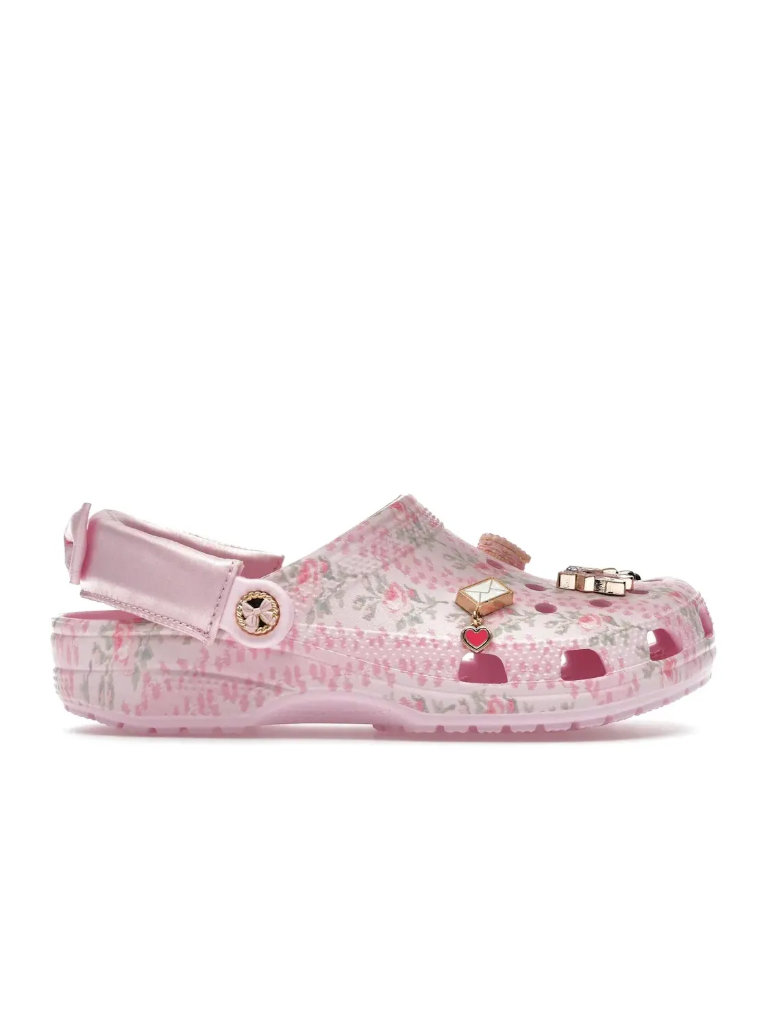 Мужские сабо Crocs Classic Clog LoveShackFancy — изображение 1 из 4, розовый