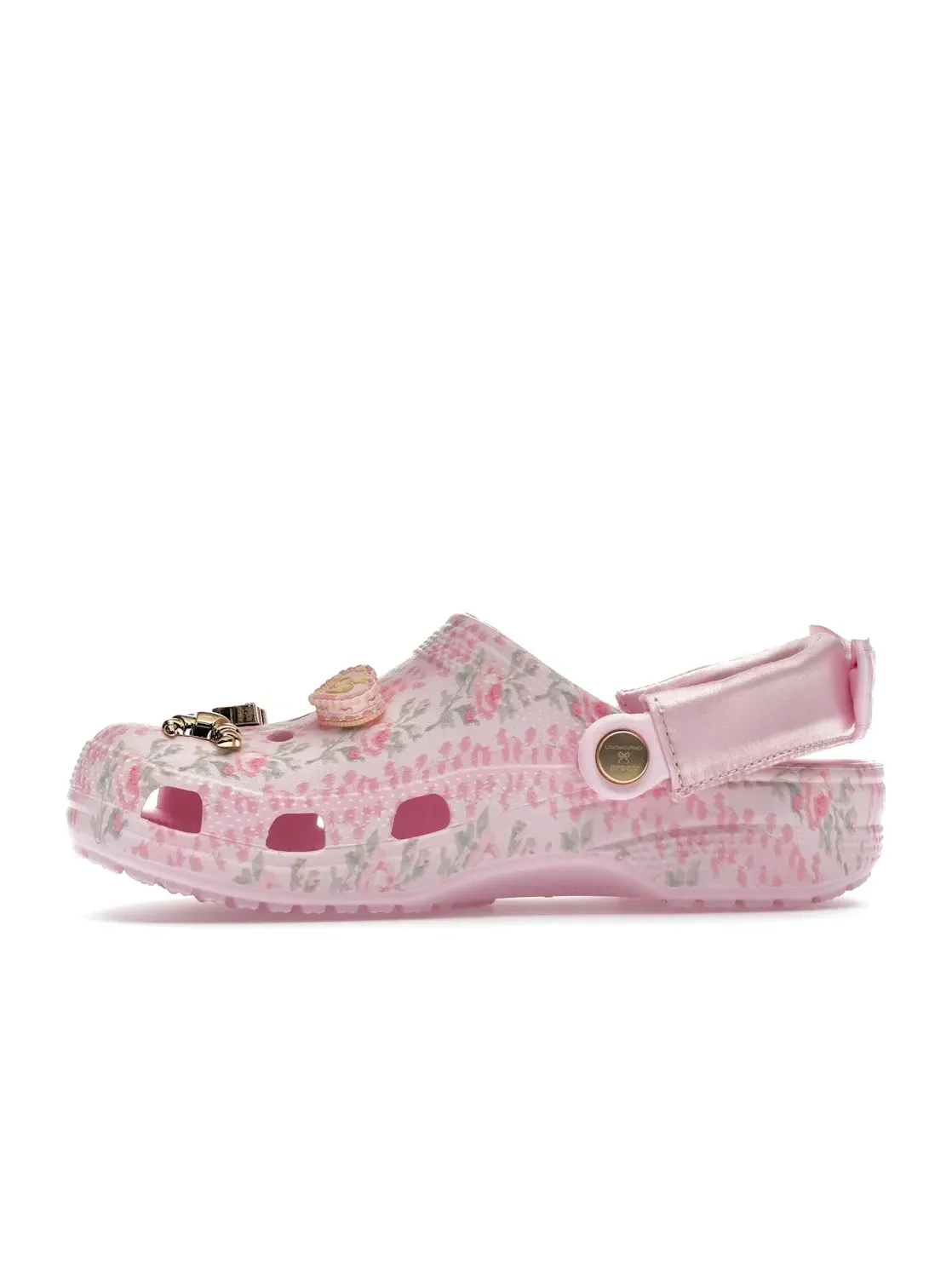 Мужские сабо Crocs Classic Clog LoveShackFancy — изображение 3 из 4, розовый