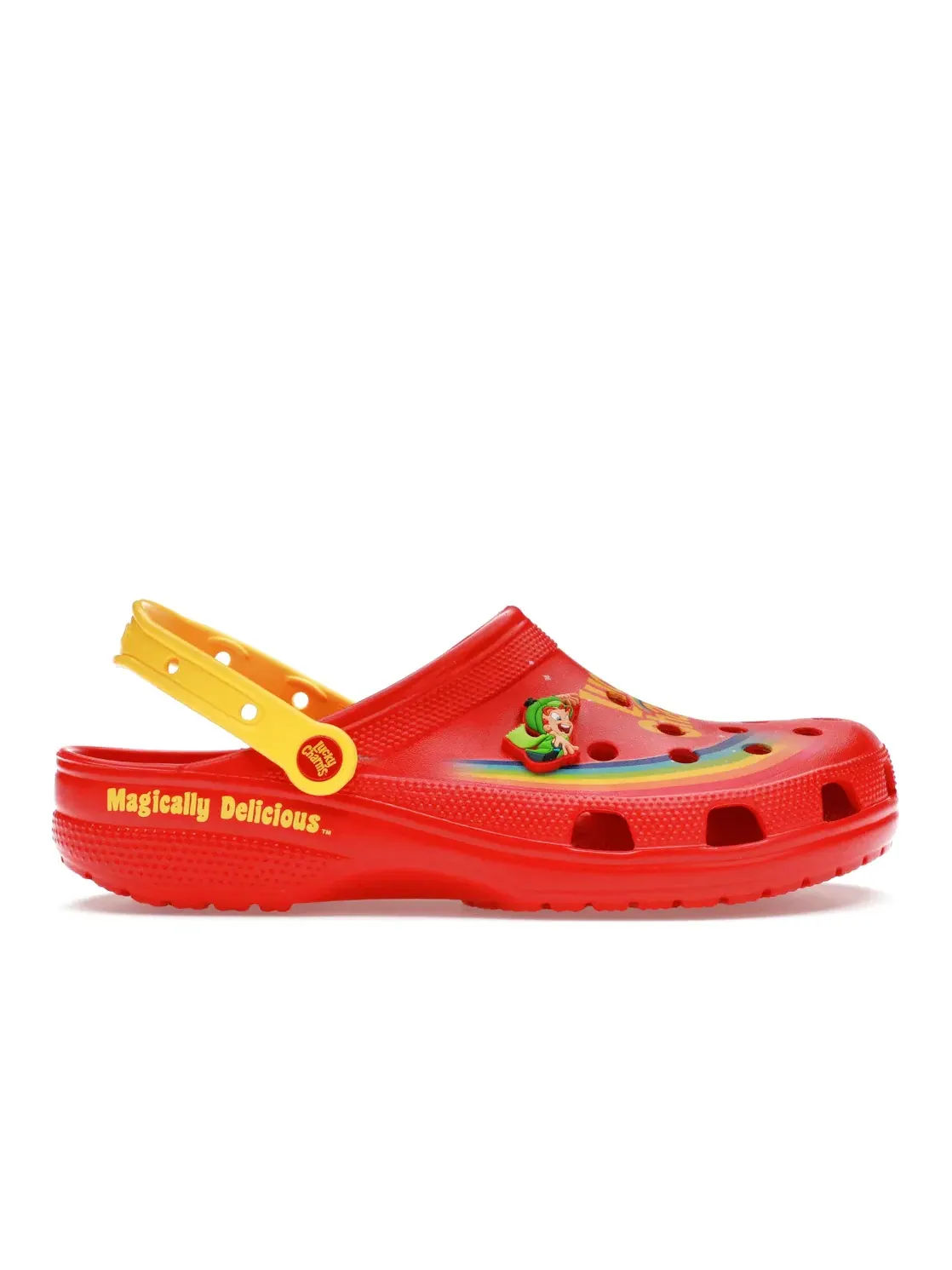 Мужские сабо с принтом Crocs Classic Clog Crocs — изображение 1 из 4, красный