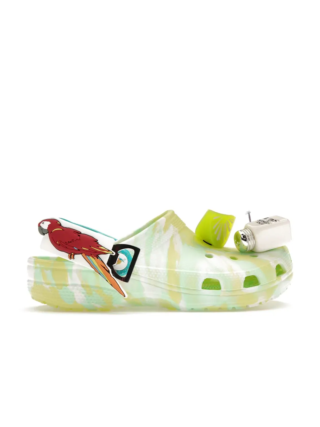 Мужские сабо Margaritaville Crocs — изображение 1 из 4, белый/зеленый