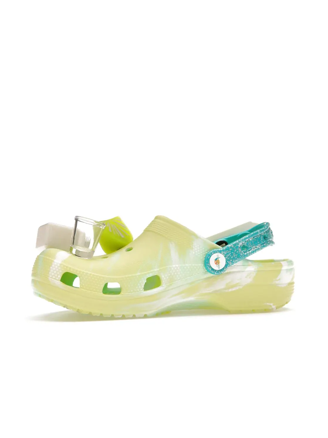 Мужские сабо Margaritaville Crocs — изображение 3 из 4, белый/зеленый