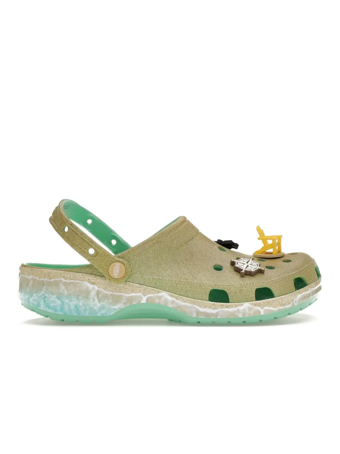 Мужские сабо-клоги Pistachio Crocs Classic Clog — изображение 1 из 4, писташковый