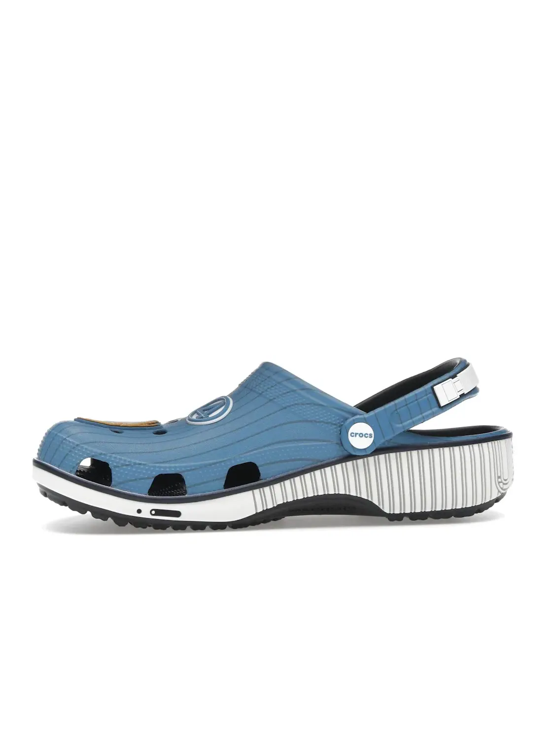 Мужские клоги Crocs Classic Clog Crocs — изображение 3 из 4, синий белый