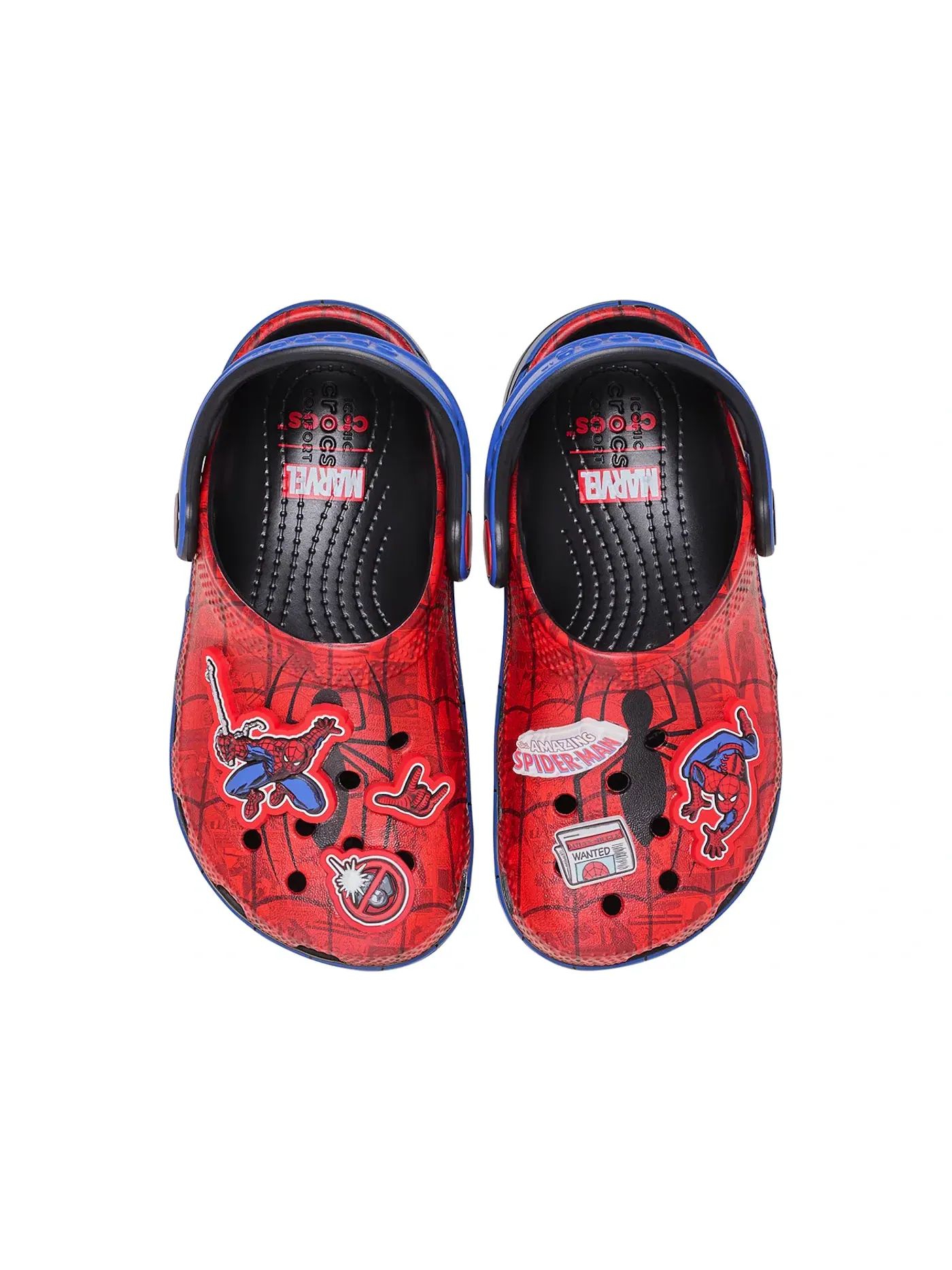 Детские кроссовки-клоги с принтом Marvel Spider-Man Crocs Classic Clog Crocs — изображение 2 из 2
