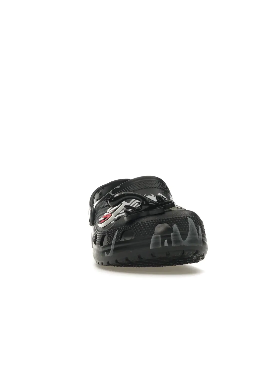 Мужские сабо-клоги с принтом Crocs Classic Clog Marvel Venom — изображение 2 из 4, черный