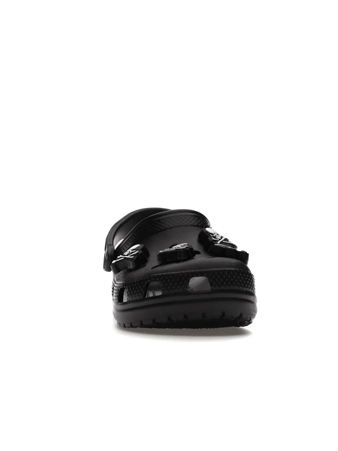 Унисекс-сабо с принтом Mastermind Black Crocs — изображение 2 из 4, черный/черный/белый